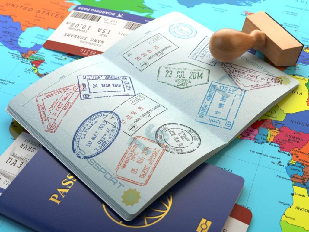 passaporte carimbado visto l1